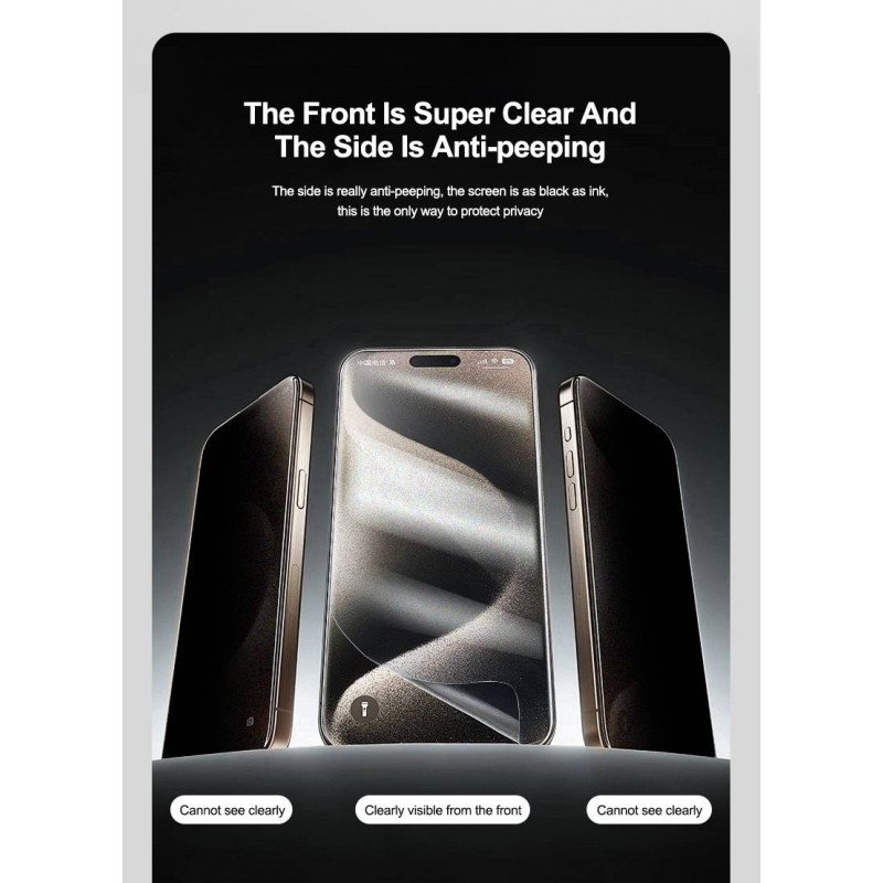 Relife GF-3 Tpu Ματ Privacy Ευέλικτη μεμβράνη υδρογέλης για Moto G85 5G