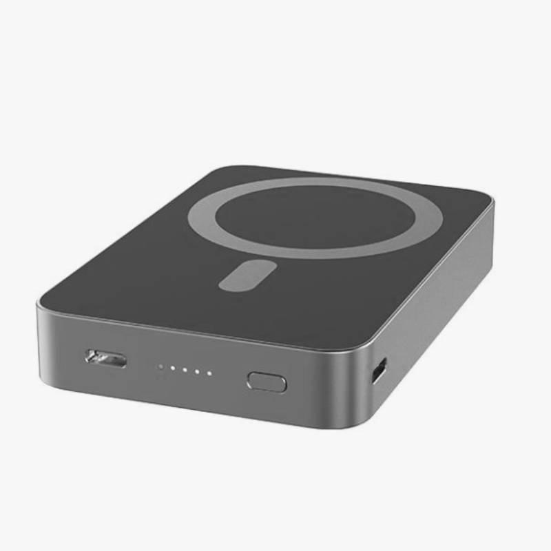 Nine E61B 15W Wireless MagSafe Power Bank Με 20W Type-C είσοδο και έξοδο 10000mAh  - Ασήμι