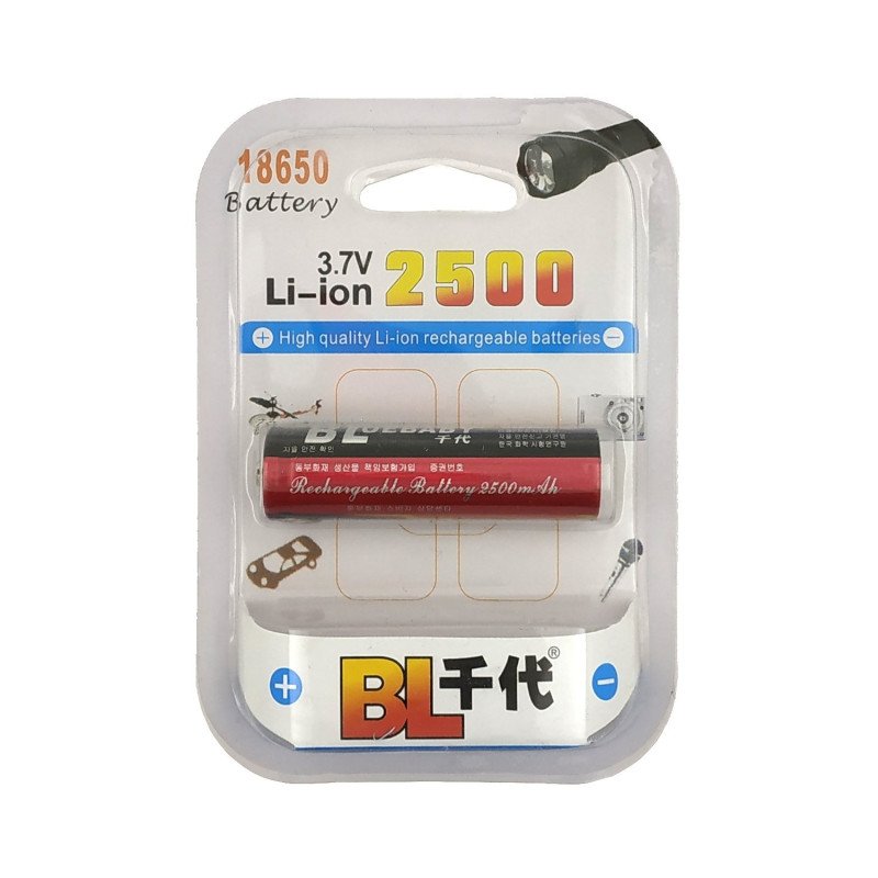 Μπαταρίa Bluebaby 18650 2500 mAh