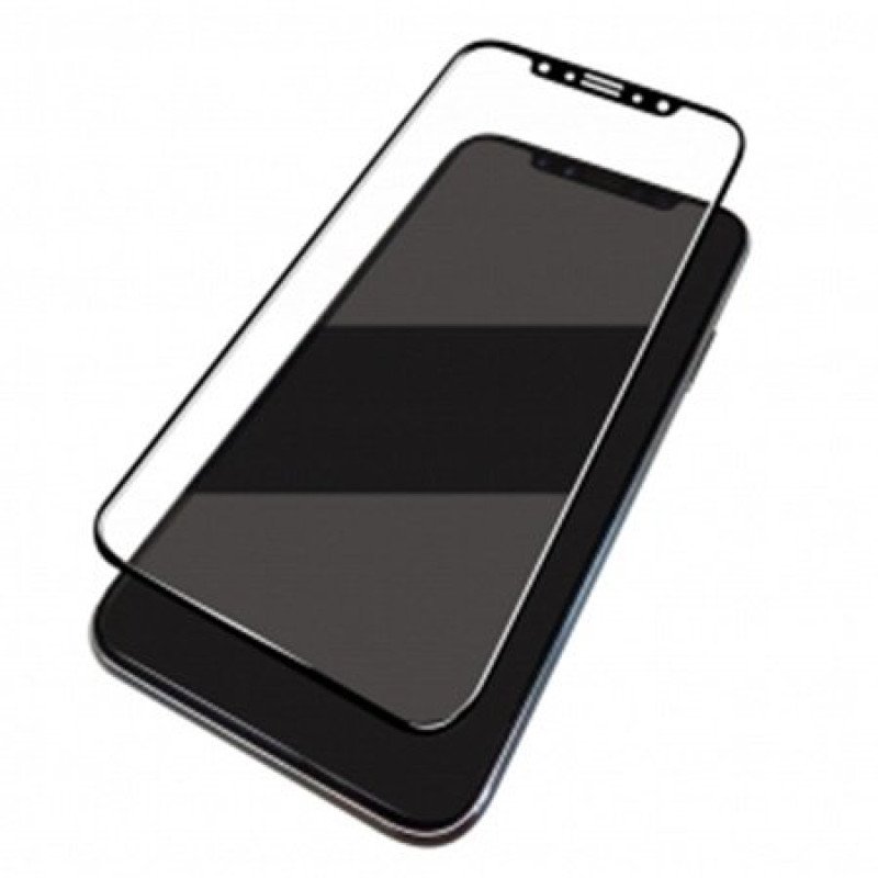 Προστασία Οθόνης Tempered Glass Full Cover Full Glue 0.3mm για Samsung Galaxy A6s - Χρώμα: Μαύρο