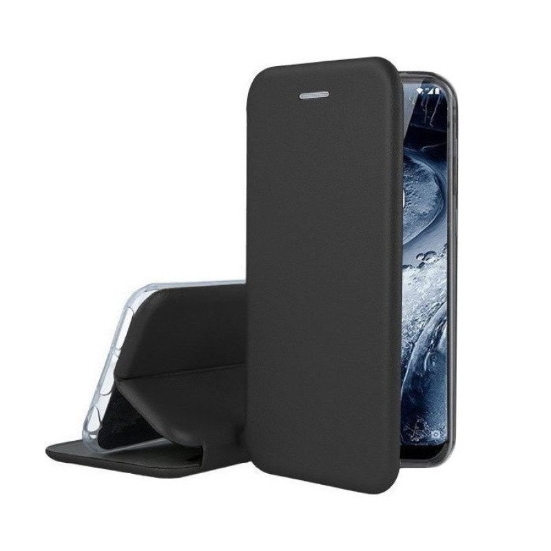 OEM Θήκη Βιβλίο Smart Magnet Elegance Book για Samsung J400F Galaxy J4 2018 - Χρώμα: Μαύρο