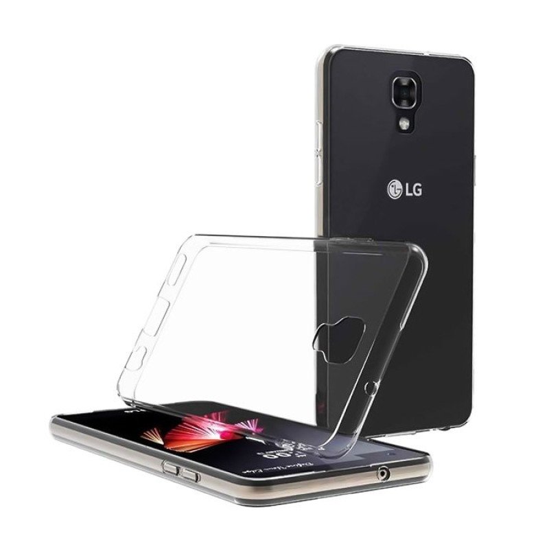 Θήκη Πλάτης Σιλικόνης για LG X Screen - Χρώμα: Διάφανο
