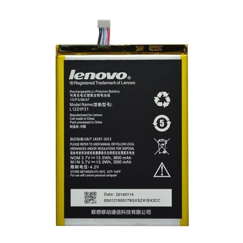 Μπαταρία Lenovo L12D1P31 για Lenovo IdeaTab A1000 / A3000 - 3650mAh Bulk