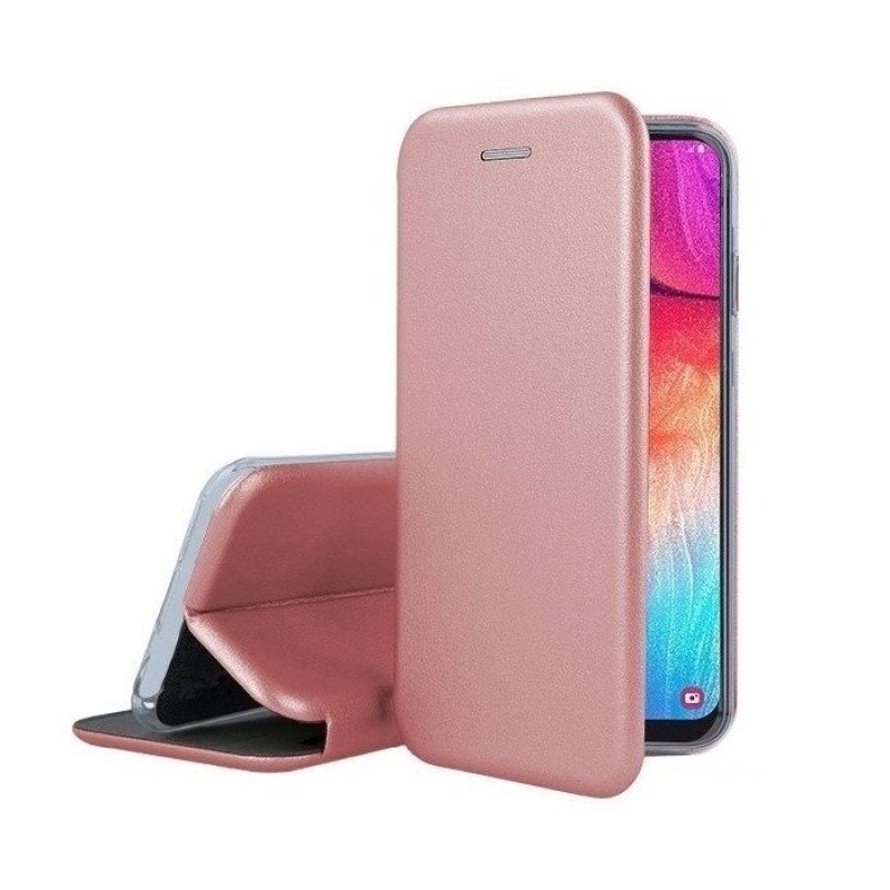 OEM Θήκη Βιβλίο Smart Magnet Elegance Book για Samsung A725F Galaxy A72 - Χρώμα: Χρυσό Ροζ