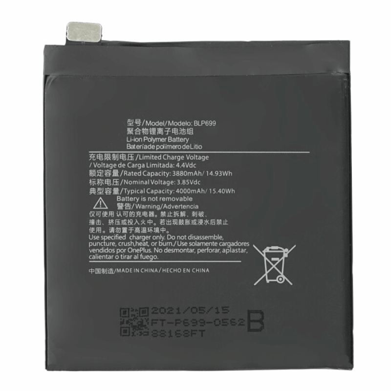 Μπαταρία Συμβατή για Oneplus BLP699 για Oneplus 7 Pro - 4000mAh bulk