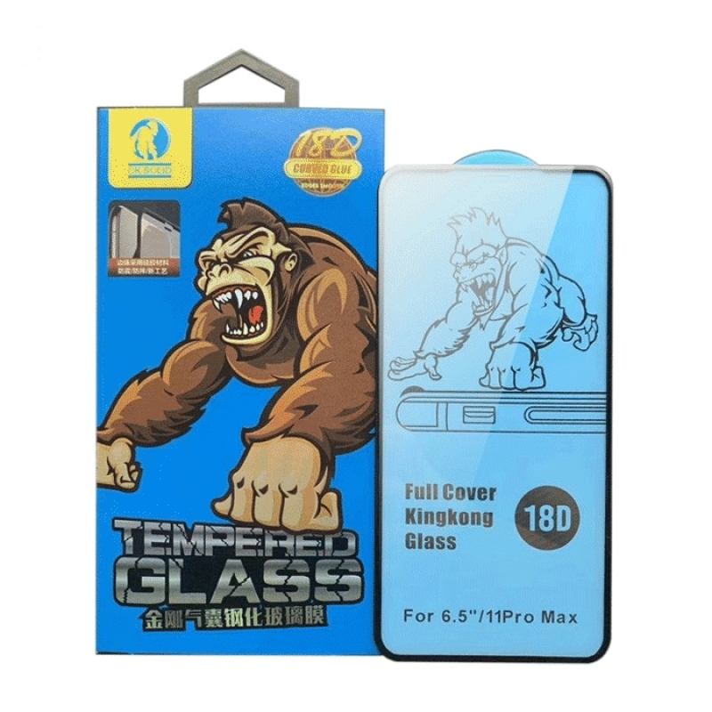 Προστασία Οθόνης Full Glue Full Cover Tempered Glass 0.3mm 9H/18D για Xiaomi Mi 11 - Χρώμα: Μαύρο