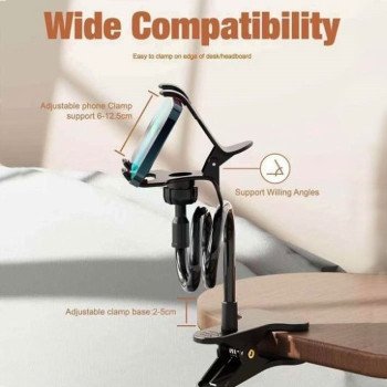 Moxom MX-VS63 Βάση στήριξης τηλεφώνου 75CM - Χρώμα: Μαύρο