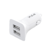 PZX Car Charger C901 2 USB Ports Φορτιστής Αυτοκινήτου με Δύο Θύρες USB 3A - Χρώμα: Λευκό