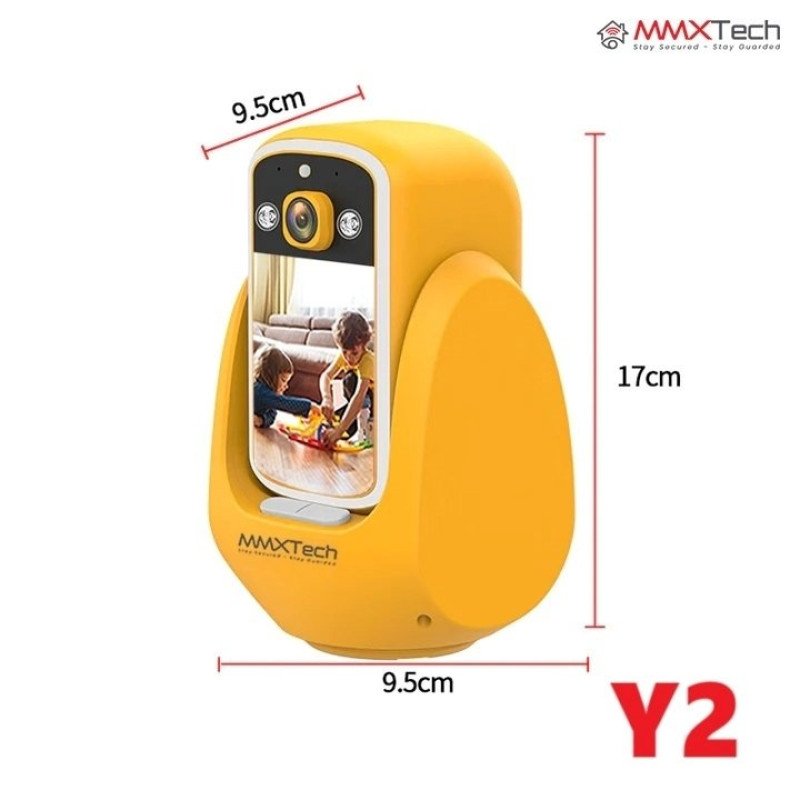 MMX-Tech Y2 Video Calling Smart Wireless HD Camera - Yellow