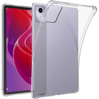 Θήκη Πλάτης Σιλικόνης για Samsung Galaxy Tab S9 Plus/S9 FE Plus - Χρώμα: Διαφανές