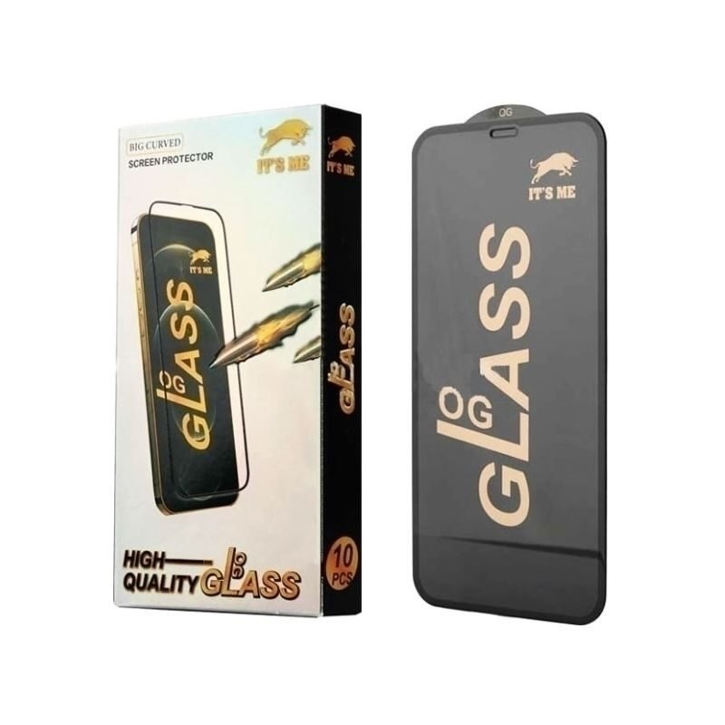 Προστασία Οθόνης OG Full Glass Full Glue Tempered Glass για Realme 12 Plus - Χρώμα: Μαύρο