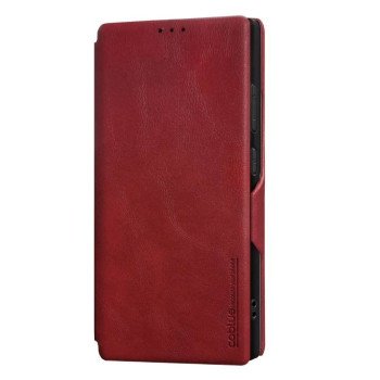 COBLUE ABS09 ΚΑΛΥΜΜΑ ΘΗΚΗ ΤΗΛΕΦΩΝΟΥ ΔΕΡΜΑΤΙΝΟ ΠΤΥΣΣΟΜΕΝΟ ΣΤΑΝΤ ΓΙΑ APPLE IPHONE 16 - KOKINO