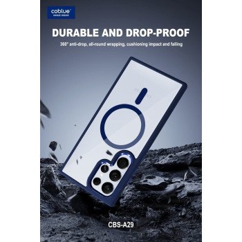 COBLUE CBSA29 ΜΑΓΝΗΤΙΚΗ ΘΗΚΗ ΤΗΛΕΦΩΝΟΥ ΓΙΑ SAMSUNG GALAXY S24 ULTRA - ΜΥΡΟ