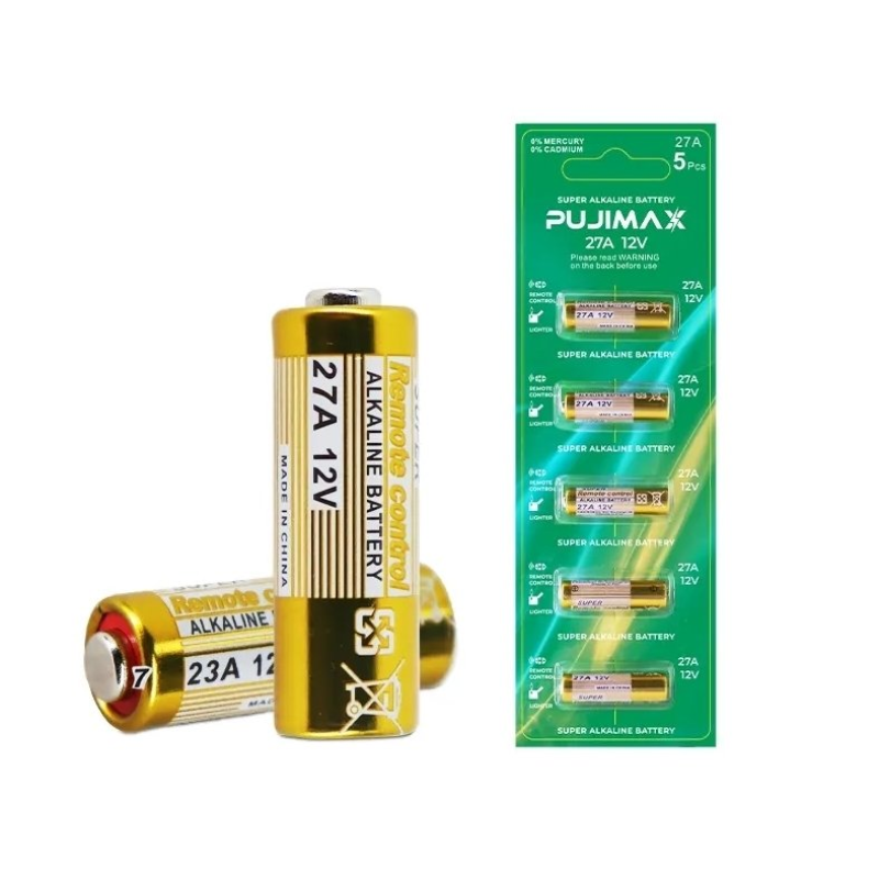 PUJIMAX PJ-27A 12V-27A Alkaline Battery - (5Pcs)
