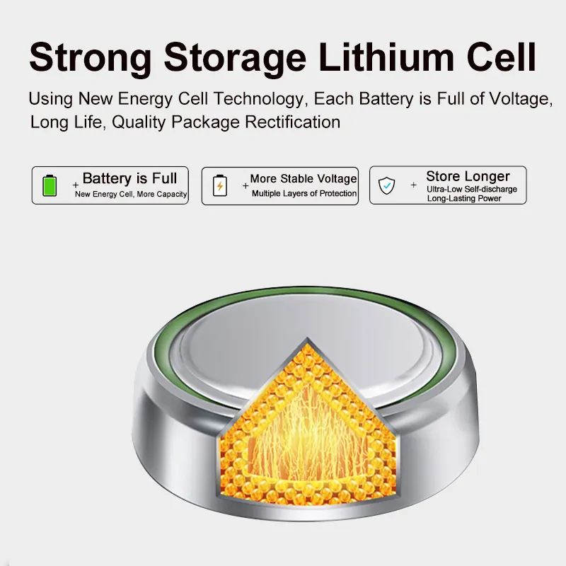 PUJIMAX AG13 LR44 1.5V Αλκαλική Μπαταρία - (10Pcs)