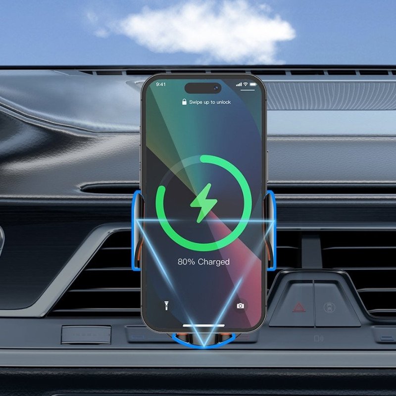 LDNIO MA30 15W Βάση Κινητού αυτοκινήτου Ασύρματος φόρτισης - Εξαεριστήρας