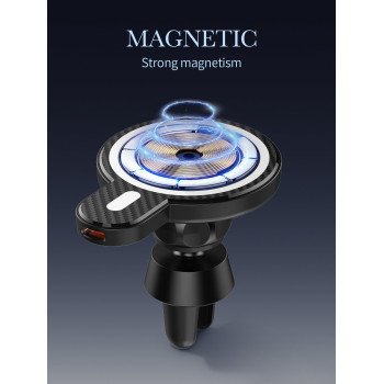 LDNIO MA20 15W Βάση Κινητού αυτοκινήτου Ισχυρός μαγνητικός ασύρματος φόρτισης  - Εξαεριστήρας