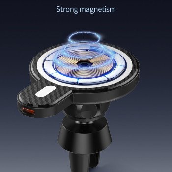 LDNIO MA20 15W Βάση Κινητού αυτοκινήτου Ισχυρός μαγνητικός ασύρματος φόρτισης  - Εξαεριστήρας