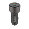 Vidvie CC521C Φορτιστής Αυτοκινήτου με 27W Θύρα USB-A Και 45W Θύρα USB Type-C Χωρίς καλώδιο - Μαύρο