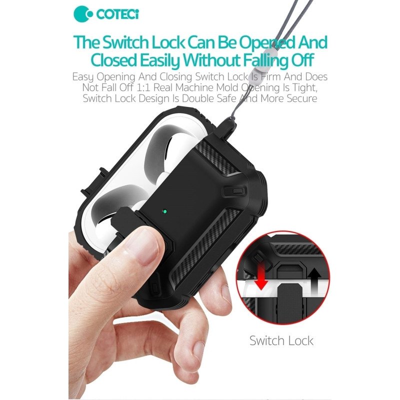 COTECi AP-61 Mecha1 Προστατευτική Θήκη Ακουστικά για Apple AirPods 3  - Χρώμα: Κίτρινο