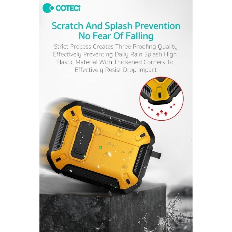 COTECi AP-61 Mecha1 Προστατευτική Θήκη Ακουστικά για Apple AirPods 3  - Χρώμα: Μπλε