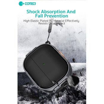 COTECi AP-65 Heavy Armor Προστατευτική Θήκη Ακουστικά για Apple AirPods 3  - Χρώμα: Μπλε-Μαύρο