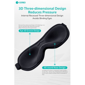 COTECi OT-012 Spider-Man 3D Μάσκα Ύπνου Sleeping Eye Mask - Κόκκινο