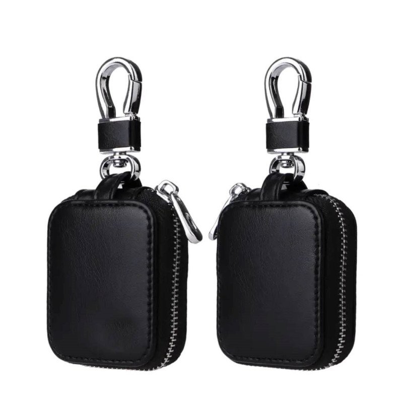 OEM θήκη Δερμάτινη προστατευτική για AIRPODS 1/2/PRO - Μάυρο
