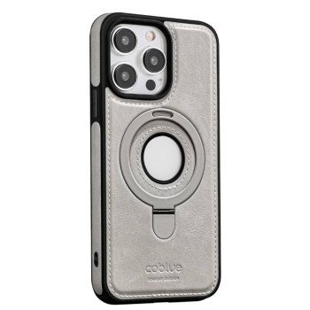 COBLUE CBSA26 ΕΝΣΩΜΑΤΩΜΕΝΟ ΣΤΗΡΙΓΜΑ ΜΑΓΝΗΤΙΚΗ ΘΗΚΗ ΤΗΛΕΦΩΝΟΥ ΓΙΑ APPLE IPHONE 16 PRO - ΛΕΥΚΟ