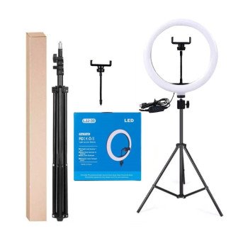 LJJ-30 30cm Ring light led με τρίποδο δαπέδου βάση για κινητό 12" Inches