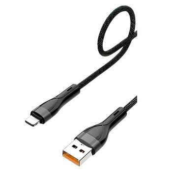 Vdenmenv D55L 3.6A Καλώδιο Φόρτισης Usb-A Σε Lightning (1M) – Μαύρο