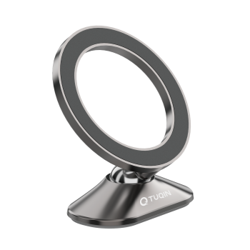 TUQIN QH14 Μίνι μαγνητική βάση αυτοκινήτου Περιστροφή 360 μοιρών - Γκρι