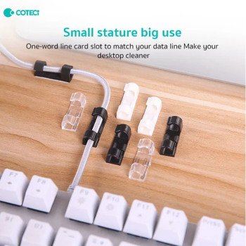 Coteci 82102-Wh Self-Stick Line Fixed Consolidation Buckle - Λευκό