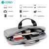 Coteci 14019-L-Bk  Τσάντα Laptop Για Άνδρες Και Γυναίκες - Αδιάβροχη Και Αντικραδασμική (15-16 Inches) - Μαύρο