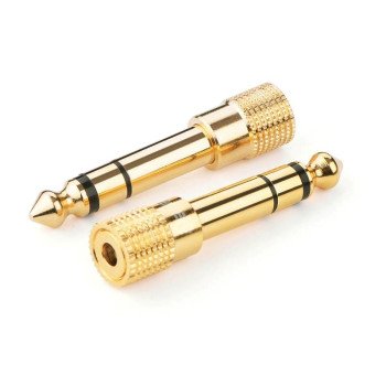 Coteci 76002 Προσαρμογέας Από Αρσενικό Σε Θηλυκό 6,5 Mm (Επιχρυσωμένος)