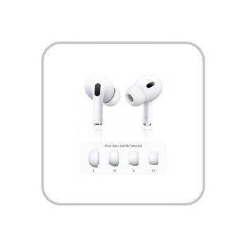 Coteci 73051-Xs Ανταλλακτικά Ακουστικά Σιλικόνης Για Airpods Pro/Airpods 2 - Λευκό (Size-Extra Small)