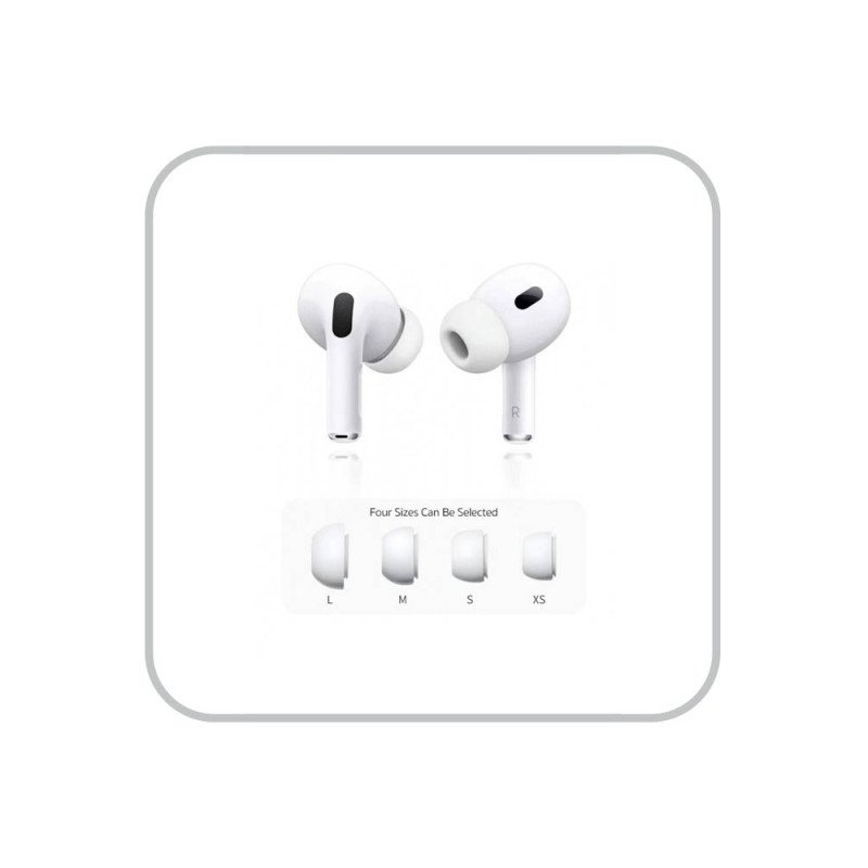 Coteci 73051-Xs Ανταλλακτικά Ακουστικά Σιλικόνης Για Airpods Pro/Airpods 2 - Λευκό (Size-Extra Small)