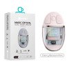 Coteci 84011-Pk Magic Crystal Mouse Transparent Texture Dual-Mode Mouse, Silent And Not Disturbing, Smart Percussion - Pink