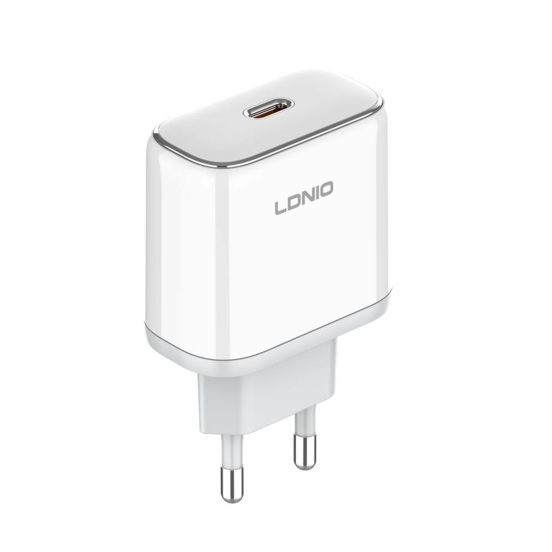 Ldnio Q1415 Gan Φορτιστής Με Θύρα Usb-C Και Καλώδιο Usb Type-C Σε Usb Type-C 45W Power Delivery - Λευκό