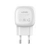 Ldnio A1206C Φορτιστής Με Θύρα Usb-C Και Καλώδιο Usb Type-C Σε Usb Lightning 27W Power Delivery - Λευκό