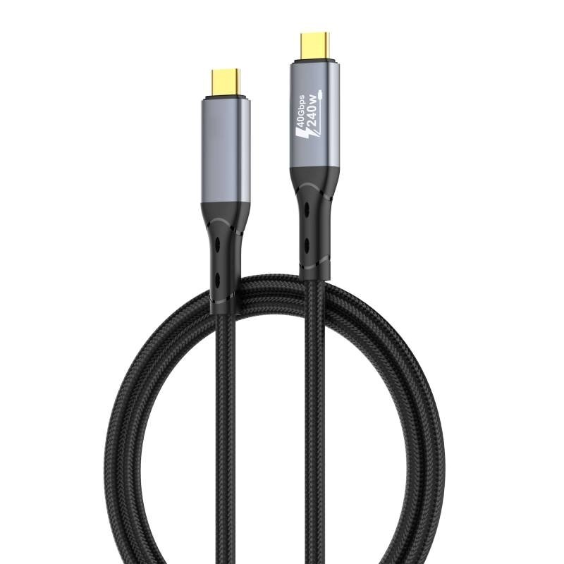 Ldnio Lc921 240W Καλώδιο Δεδομένων Γρήγορης Φόρτισης Με Θήρα Usb-C  Σε Usb-C (Length 1M) - Μαύρο