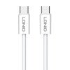 Ldnio Lc902C 65W Καλώδιο Δεδομένων Γρήγορης Φόρτισης Με Θήρα Usb-C Σε Usb-C (Length 2M) - Λευκό