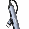 Ldnio Ds-104C Hub Adapter  Type-C To 3X Usb 2.0,1X 3.5Mm Audio Μετάδοση Δεδομένων Και Φόρτιση Κινητού Τηλεφώνου