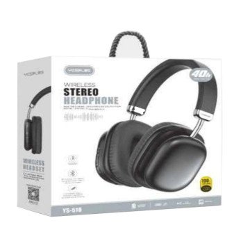 Yesplus Ys-518 Ασύρματα / Ενσύρματα On Ear Ακουστικά Με 40 Ώρες Λειτουργίας Και Quick Charge - Μαύρο