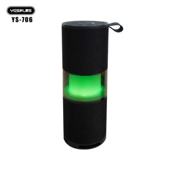 Yesplus Ys-706 Tws Rgb Led Lights Bluetooth Speakers Υψηλής Ποιότητας Ήχου - Μαύρο
