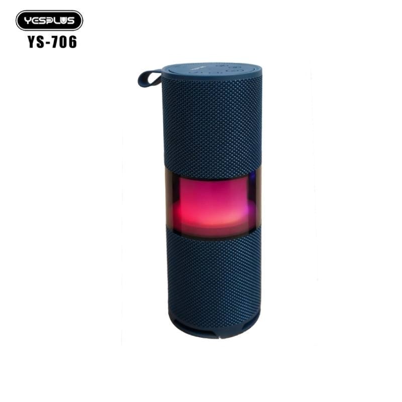 Yesplus Ys-706 Tws Rgb Led Lights Bluetooth Speakers Υψηλής Ποιότητας Ήχου - Μπλε