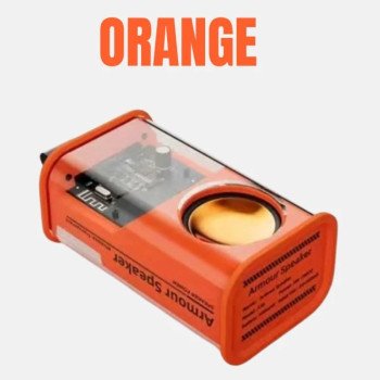 Yesplus Cyberpunk Διαφανές Ασύρματο Ηχείο Led Tws (Ys-704) - Πορτοκάλι