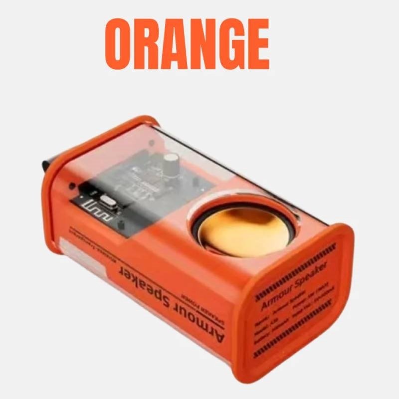 Yesplus Cyberpunk Διαφανές Ασύρματο Ηχείο Led Tws (Ys-704) - Πορτοκάλι