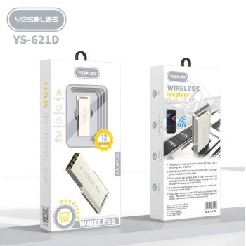 Yesplus Ys-621D Usb Wireless Bluetooth Receiver Adapter Ασύρματος Δέκτης Bluetooth Έκδοση 5.3