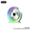 Yesplus Ys-1610 Επιτραπέζιος Ανεμιστήρας Κυκλοφορίας Με Φως Νύχτας Rgb - Πράσινο
